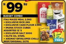 Goal Supermarket Budget Combo offer