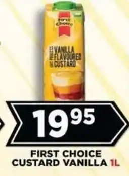Goal Supermarket First Choice Custard Vanilla offer