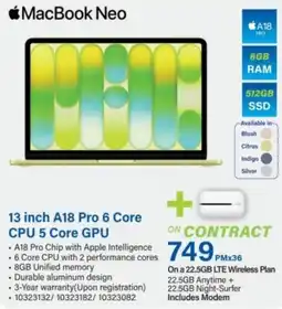 Incredible Connection MacBook Neo offer