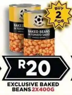 Goal Supermarket EXCLUSIVE BAKED BEANS offer