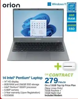 Incredible Connection 14 Intel® Pentium® Laptop offer