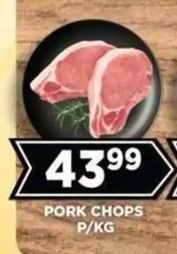 Goal Supermarket Pork Chops offer