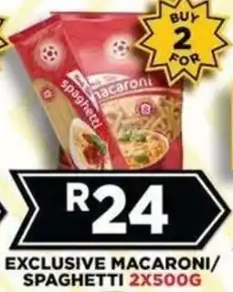 Goal Supermarket Exclusive macaroni/ spaghetti offer