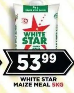 Goal Supermarket White Star Maize Meal offer