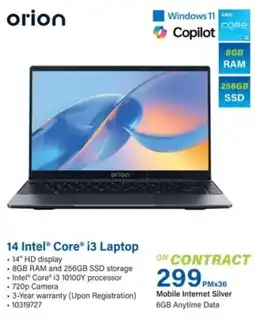 Incredible Connection 14 Intel Core i3 Laptop offer