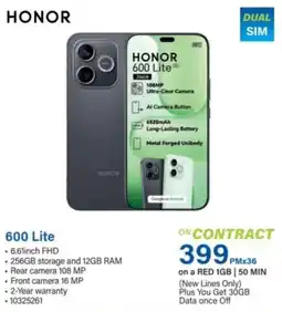 Incredible Connection HONOR 600 Lite offer