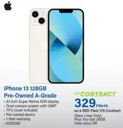 Incredible Connection iPhone 13 128GB offer