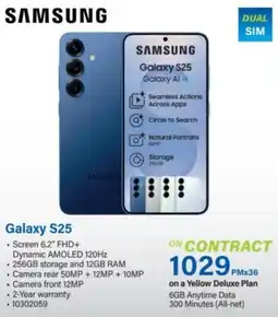 Incredible Connection SAMSUNG Galaxy S25 offer