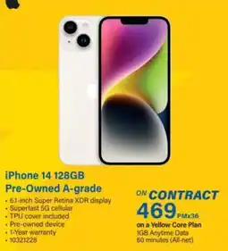 Incredible Connection iPhone 14 128GB offer