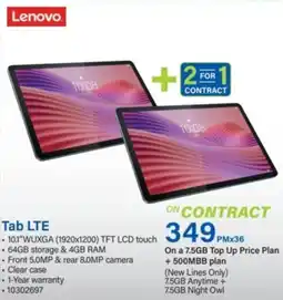 Incredible Connection Lenovo Tab LTE offer