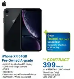 Incredible Connection iPhone XR 64GB offer