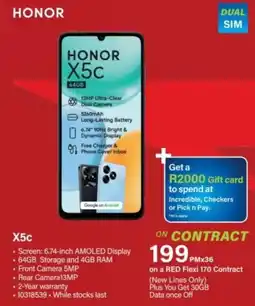 Incredible Connection HONOR X5c offer