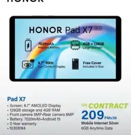 Incredible Connection HONOR Pad X7 offer