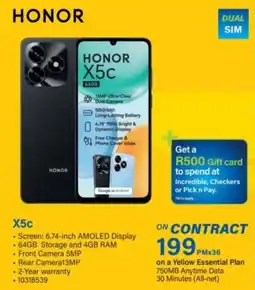 Incredible Connection HONOR X5c offer