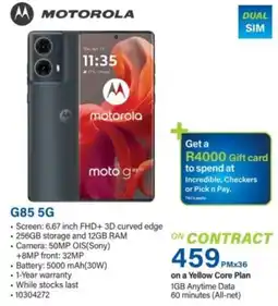 Incredible Connection motorola moto g85 5g offer