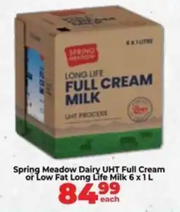Food Lover's Market Spring Meadow Dairy UHT Full Cream Milk offer