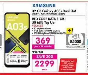 Makro Samsung - 32 GB Galaxy A03 offer