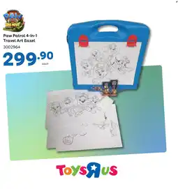 ToysRUs Paw Patrol 4-In-1 Travel Art Easel offer