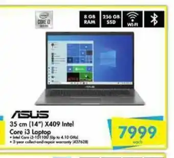 Makro Asus - 35cm (14") X409 Intel Core i3 Laptop offer