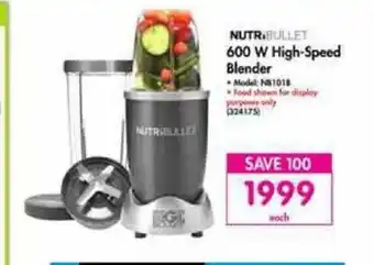 Makro NutriBullet 600W High-Speed Blender offer