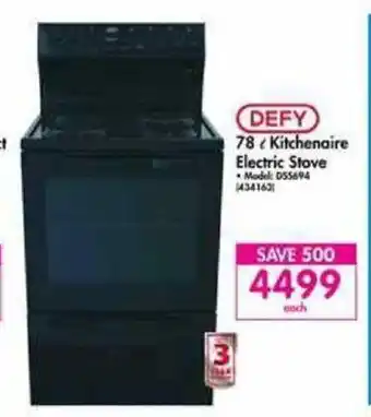 Makro DEFY - 78L Kitchenaire Electric Stove offer