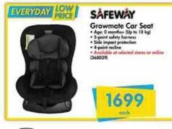 Makro Safeway - Growmate Car Seat offer