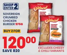 Econo Foods Sovereign Crumbed Chicken Burger offer