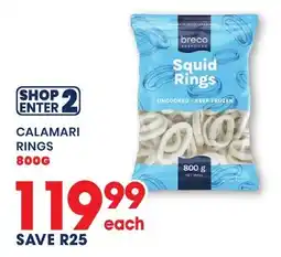 Econo Foods breco Seafood Squid Rings offer