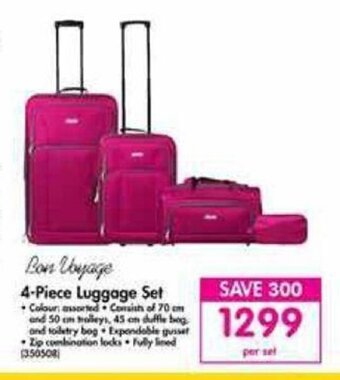 Makro Bon Voyage 4-Piece Luggage Set offer