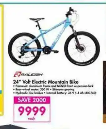 Makro Raleigh - 24" Volt Electric Mountain Bike offer