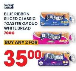 Econo Foods Blue Ribbon Sliced Classic Toaster or Duo White Bread offer