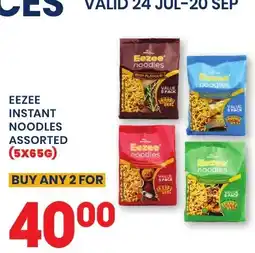 Econo Foods Eezee Instant Noodles Assorted offer