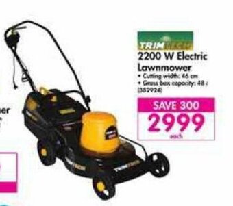 Makro Trimtech 2200W Electric Lawnmower offer