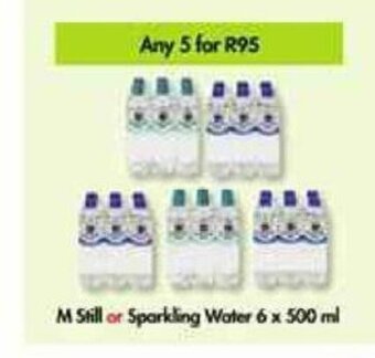 Makro M Still or Sparkling Water 6 x 500 ml offer