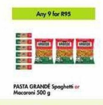 Pasta Grande Spaghetti or Macaroni 500g
