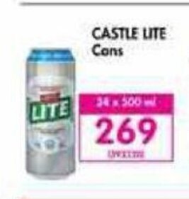 Castle Lite Cans