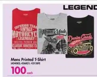 Makro Mens Printed T-Shirt offer