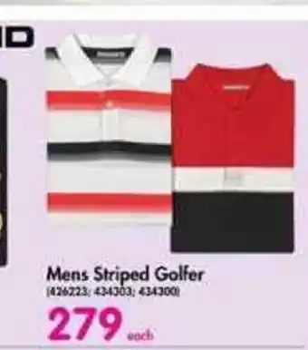 Makro Mens Striped Golfer offer