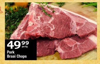 Oxford Freshmarket Pork Braai Chops per kg offer