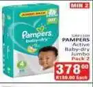 KitKat Cash and Carry PAMPERS Active Baby-dry Jumbo Pack 2 offer