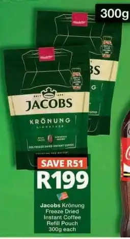 Checkers Jacobs Krönung Freeze Dried Instant Coffee offer