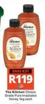Checkers The Kitchen Choice Grade Pure Irradiated Honey offer