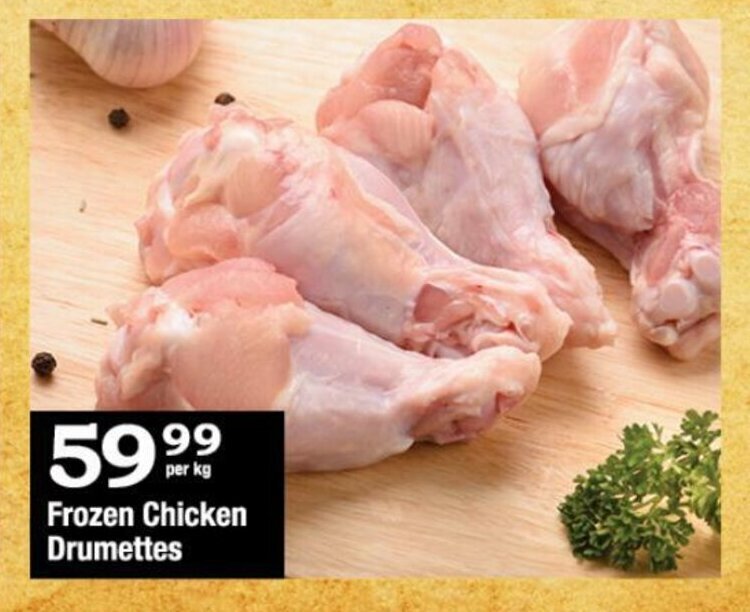 Frozen Chicken Drumettes per kg offer at Oxford Freshmarket