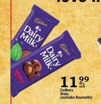 Oxford Freshmarket Cadbury Slabs 80g offer