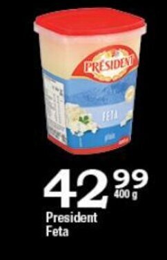 Oxford Freshmarket President Feta 400g offer