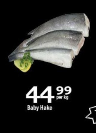 Oxford Freshmarket Baby Hake per kg offer