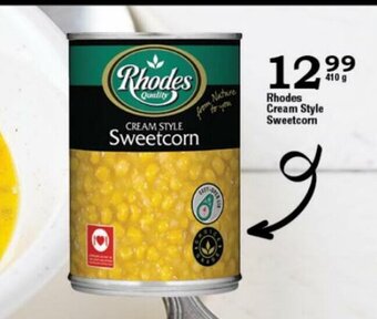 Oxford Freshmarket Rhodes Cream Style Sweetcorn 410g offer