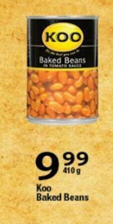 Oxford Freshmarket Koo Baked Beans 410g offer