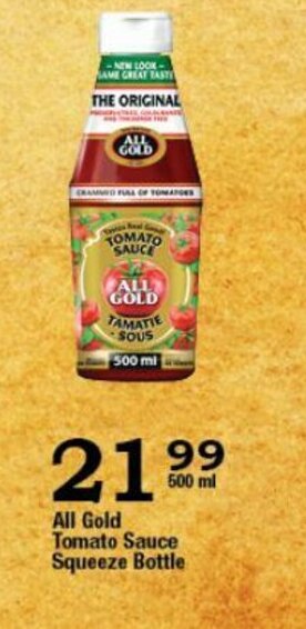 Oxford Freshmarket All Gold Tomato Sauce Squeeze Bottle 500ml offer