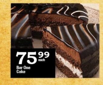 Oxford Freshmarket Bar One Cake offer